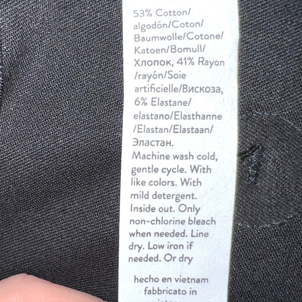 SPANX sz S polished black 6” inseam Cotton blend On The Go pullon stretch shorts - Picture 14 of 16